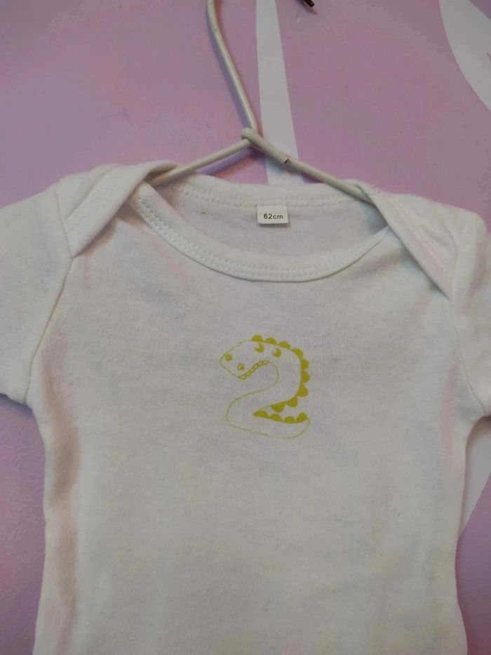 Lot de 3 body manches longues 3 mois - photo numéro 7