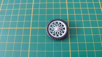 Roue et pneu 30075050 pièce détachée Playmobil #E27