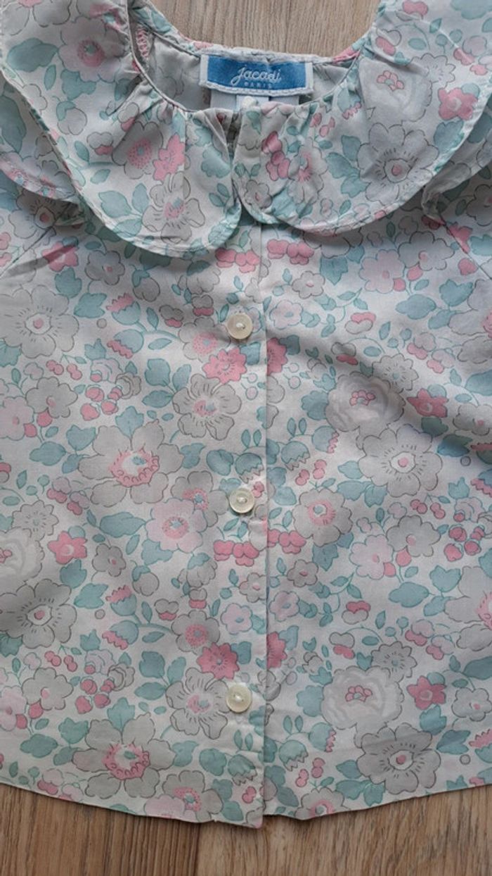 Ensemble Jacadi blouse liberty et jean 3 mois fille - photo numéro 7