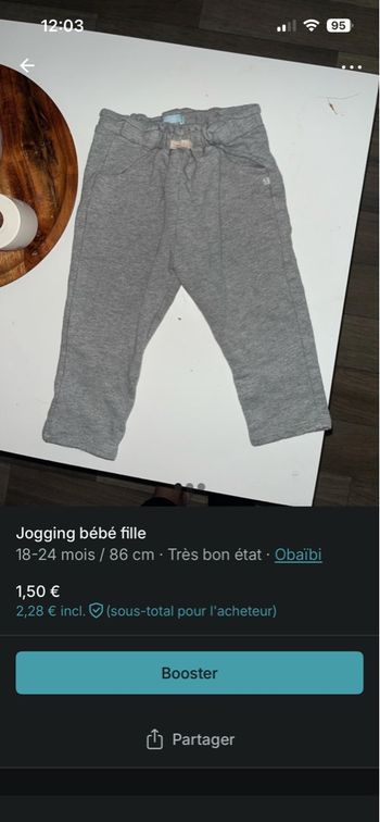 Survêtement obaibi bébé