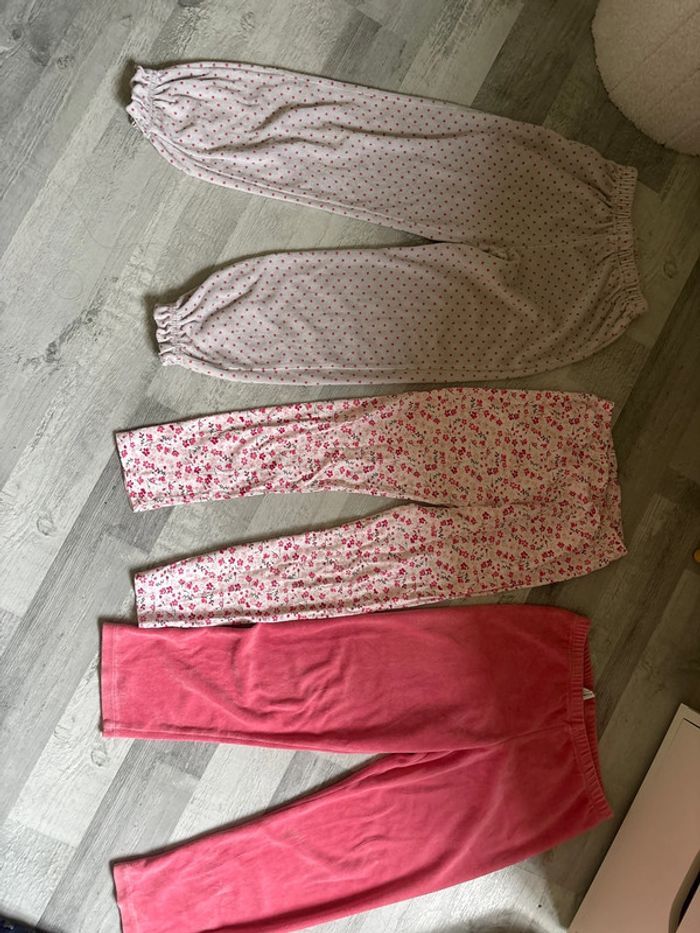 3 bas de pyjamas sergent Major 8 ans