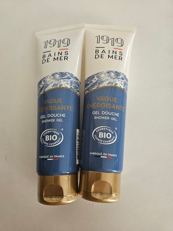 1 lot de 2 gel douche bains de mer