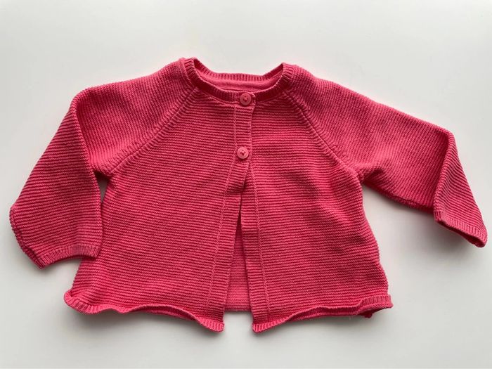 Gilet rose bébé