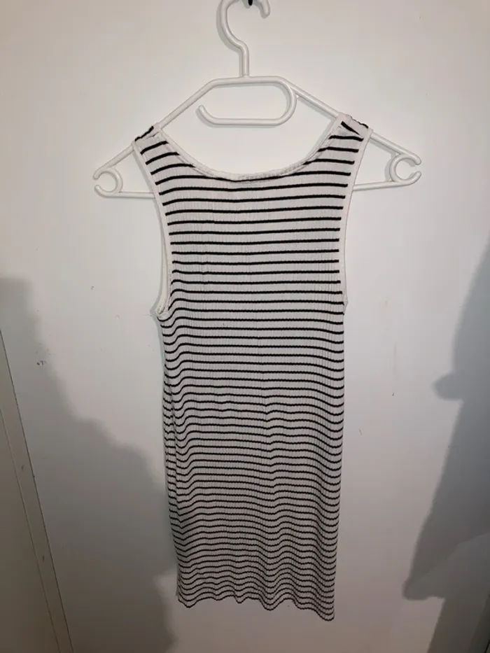 Robe à bretelle marinière - photo numéro 2