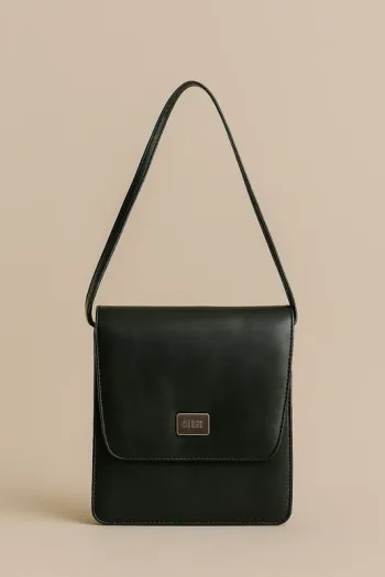 🎒 Sacoche noire chic AS en simili cuir – très bon état