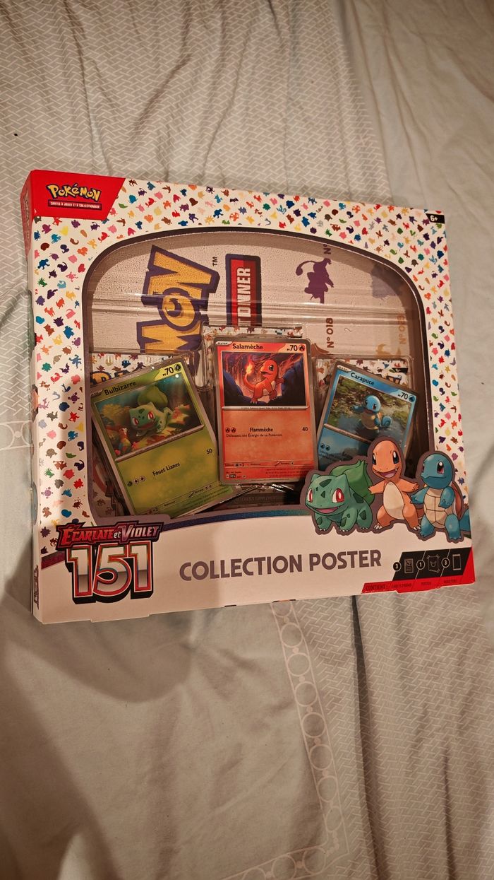 Coffret Pokémon poster 151 fr neuf