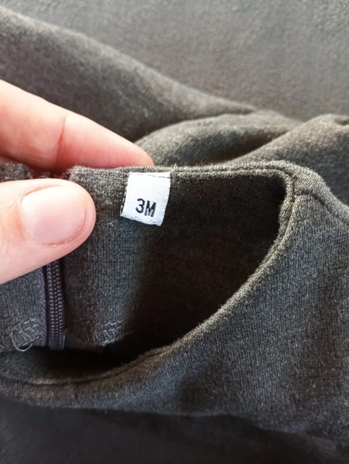 Robe sans manche Fille 3 mois sucre d'orge cœur - photo numéro 3