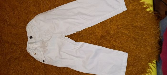 Jean blanc carrefour