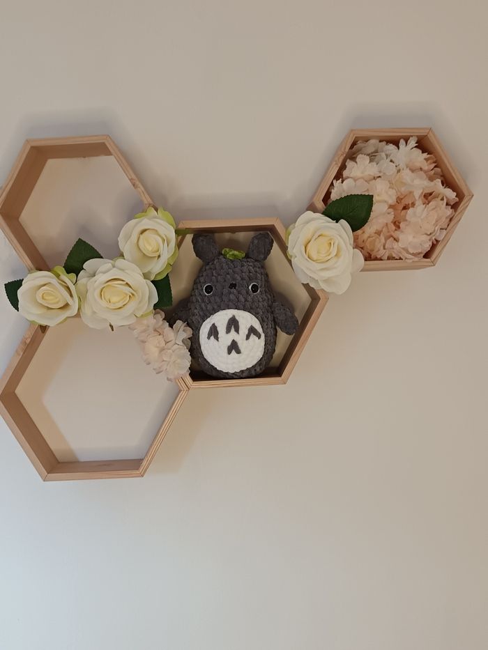 Peluche Totoro – Fait main au crochet - photo numéro 5