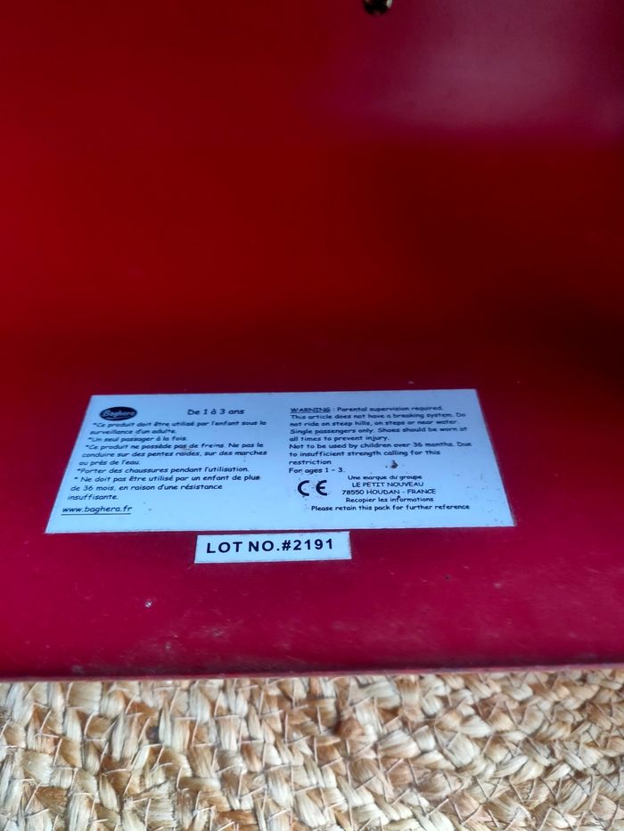 Porteur voiture Vintage Baghera - photo numéro 9