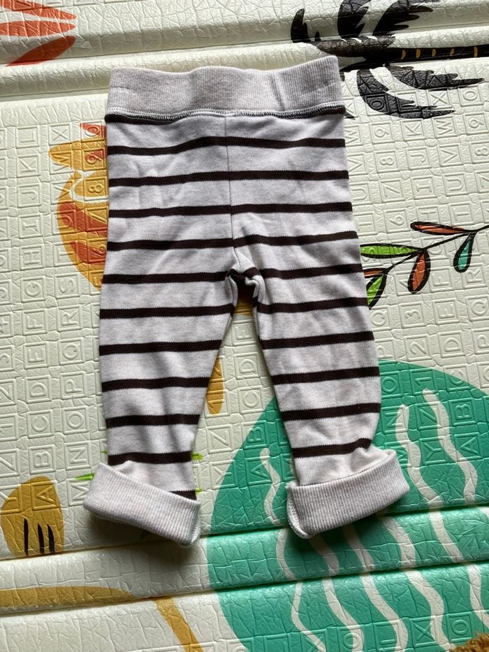 Lot de 2 leggings hiver 6 mois - photo numéro 4