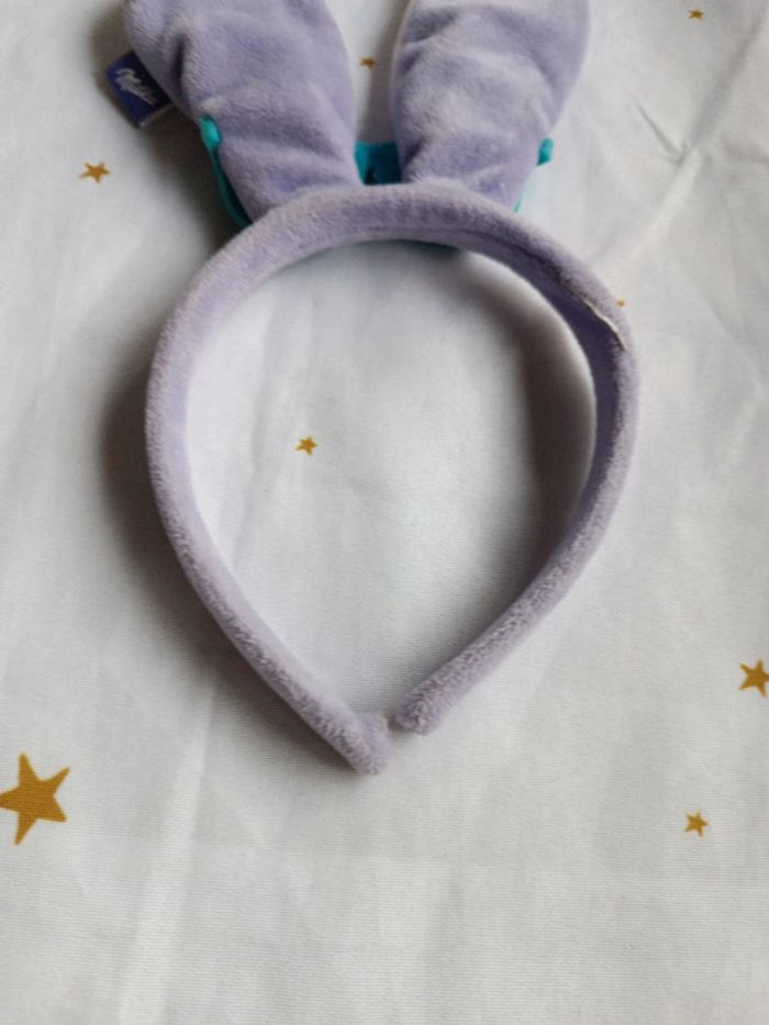 Serre tête headband oreille lapin bunnies Bunny rabbit violet parme purple milka lunette glasse - photo numéro 7