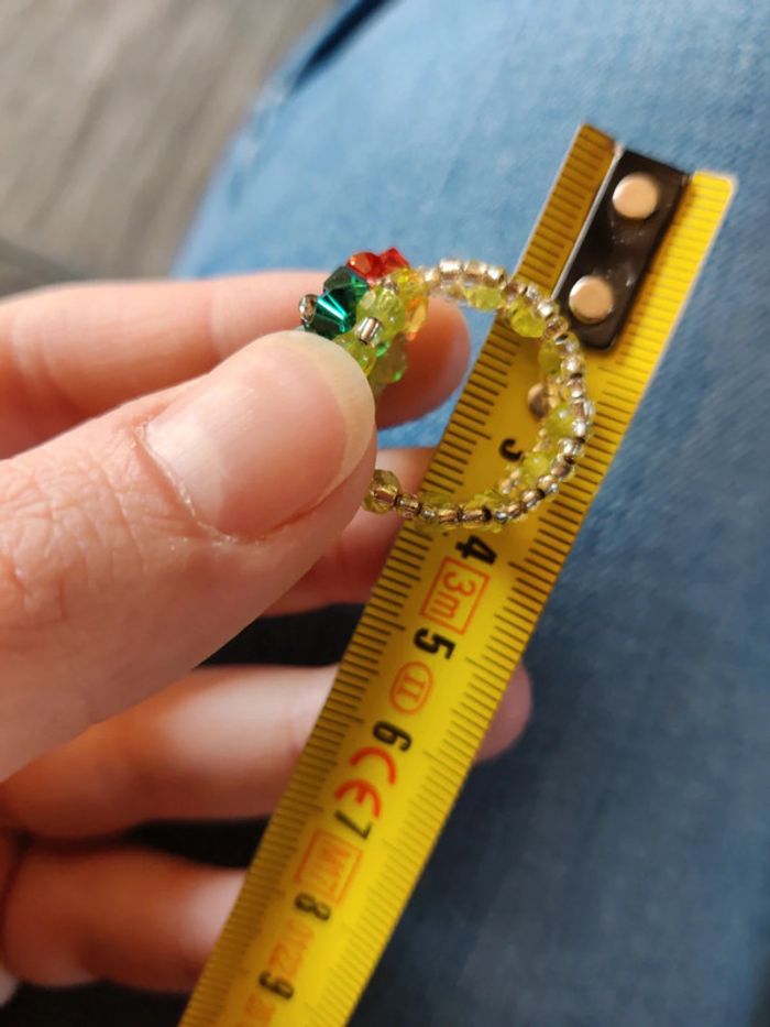 Bague en perles de Swarovski - photo numéro 7