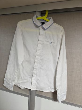 Chemise blanche cérémonie 10 ans