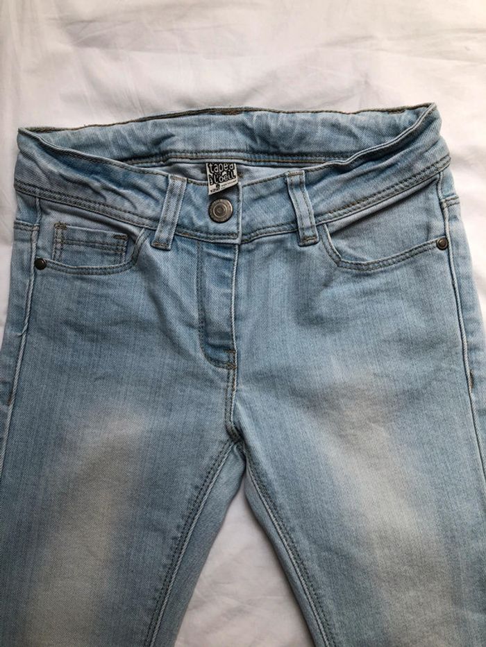 Pantacourt en jeans fille - photo numéro 4