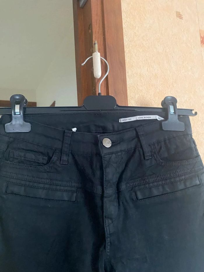 Pantalon noir skinny taille 36 marque Zara - photo numéro 2