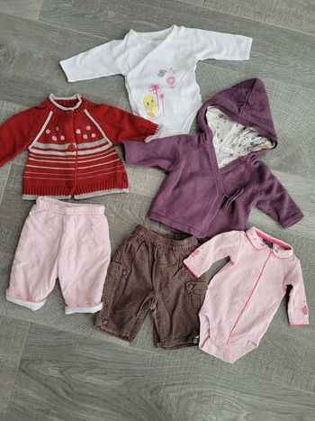 Lot vêt fille hiver 1 mois 53 cm