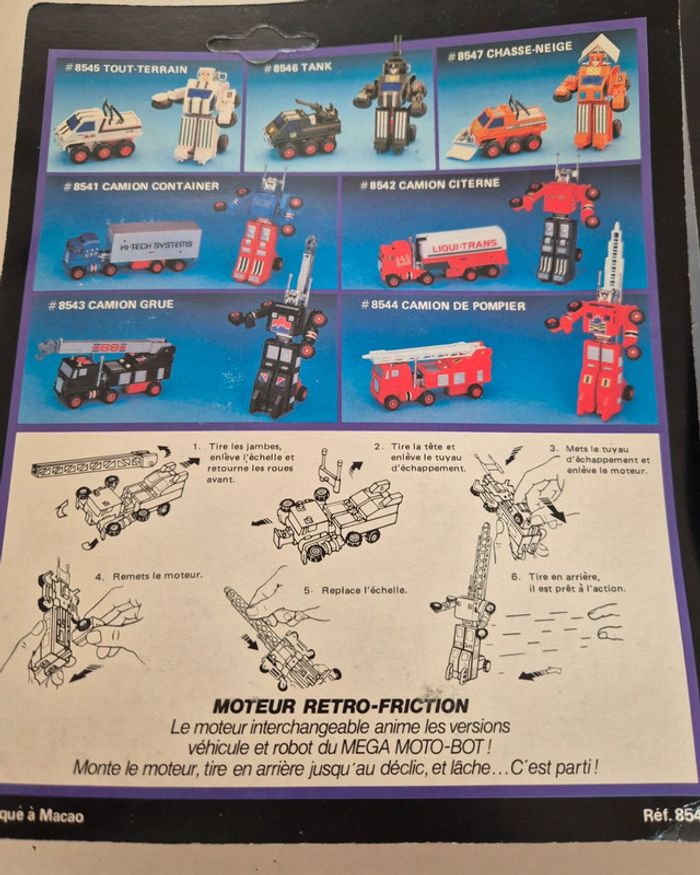 Lot 2 mega motobot mc toy - photo numéro 5