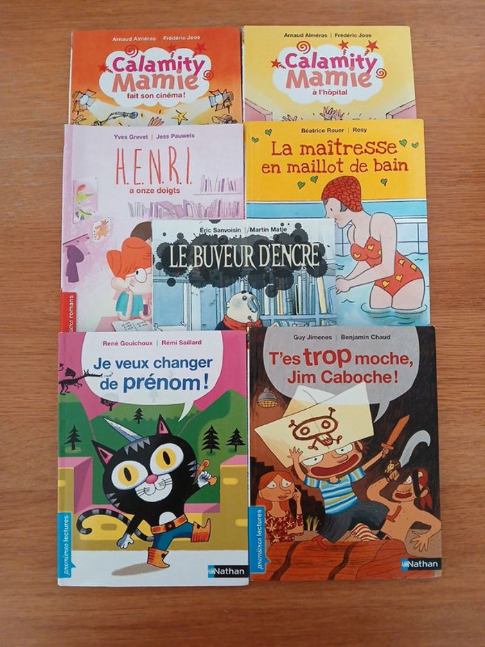 Lot premiers romans + premières lectures nathan
