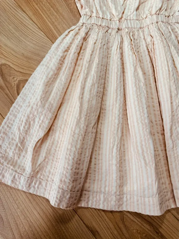 Taille 8 ans robe cérémonie fille Kiabi rose * rayures * 🌸 - photo numéro 4