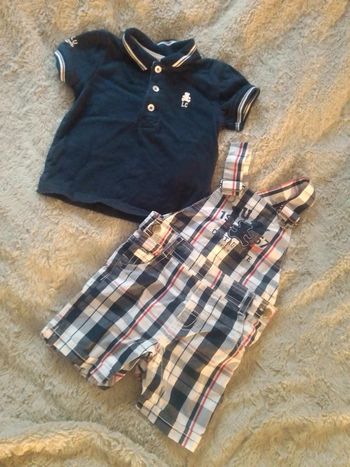 Ensemble salopette 6 mois