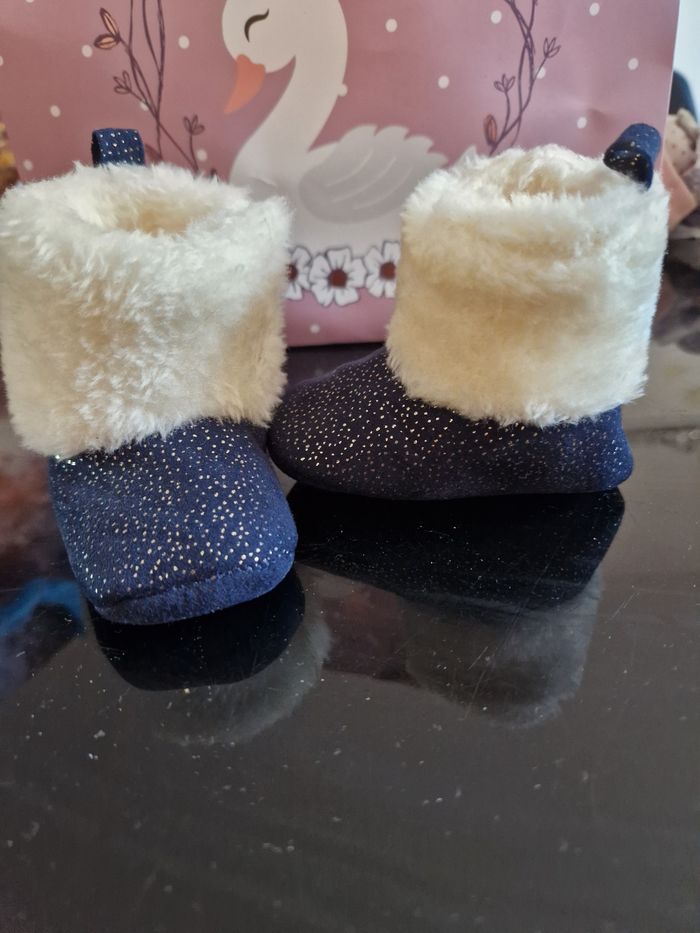 Chaussons fourrés 3-6mois - photo numéro 2