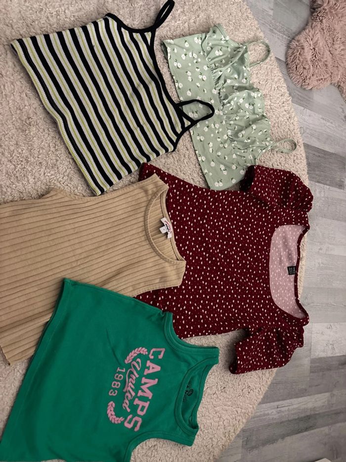 Ensemble de tops pour l’été