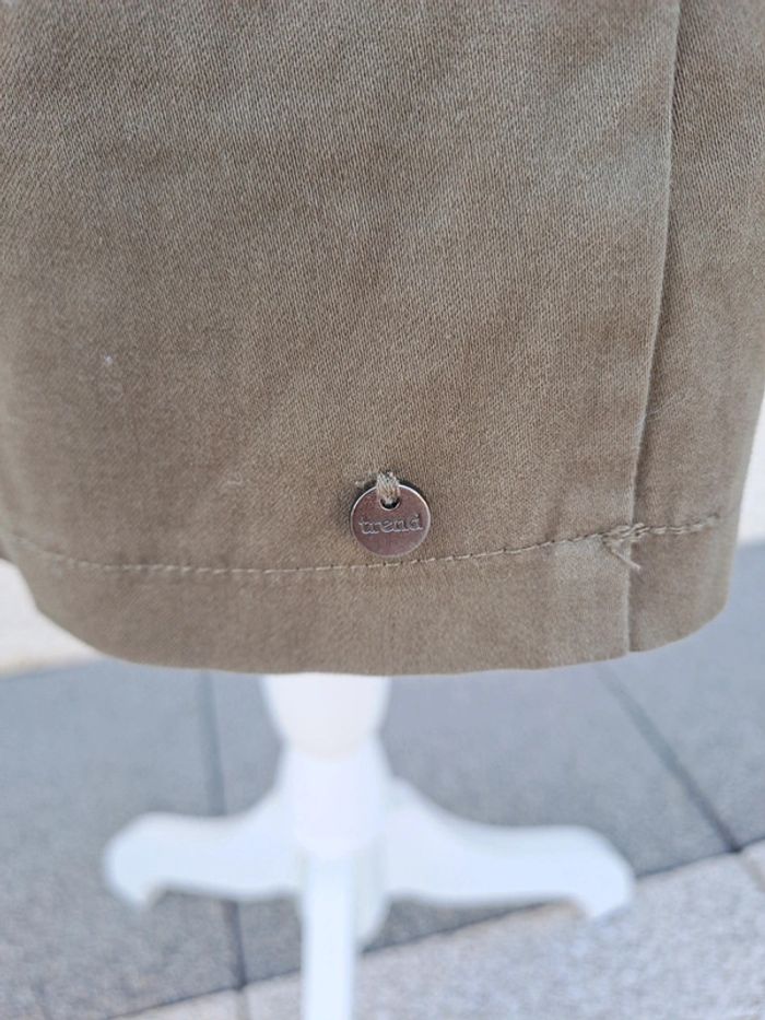 Robe trompe l'œil jupe Kaki et débardeur Trend t. 38 - photo numéro 7