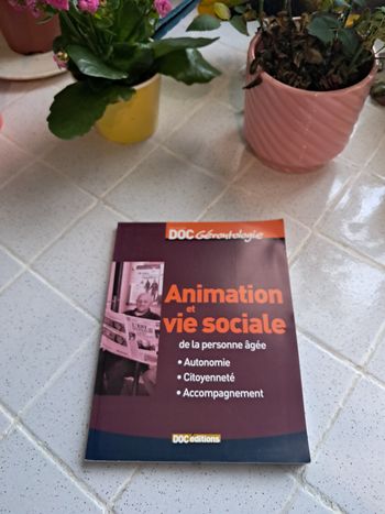 Animations et vie sociale de la personne agee
