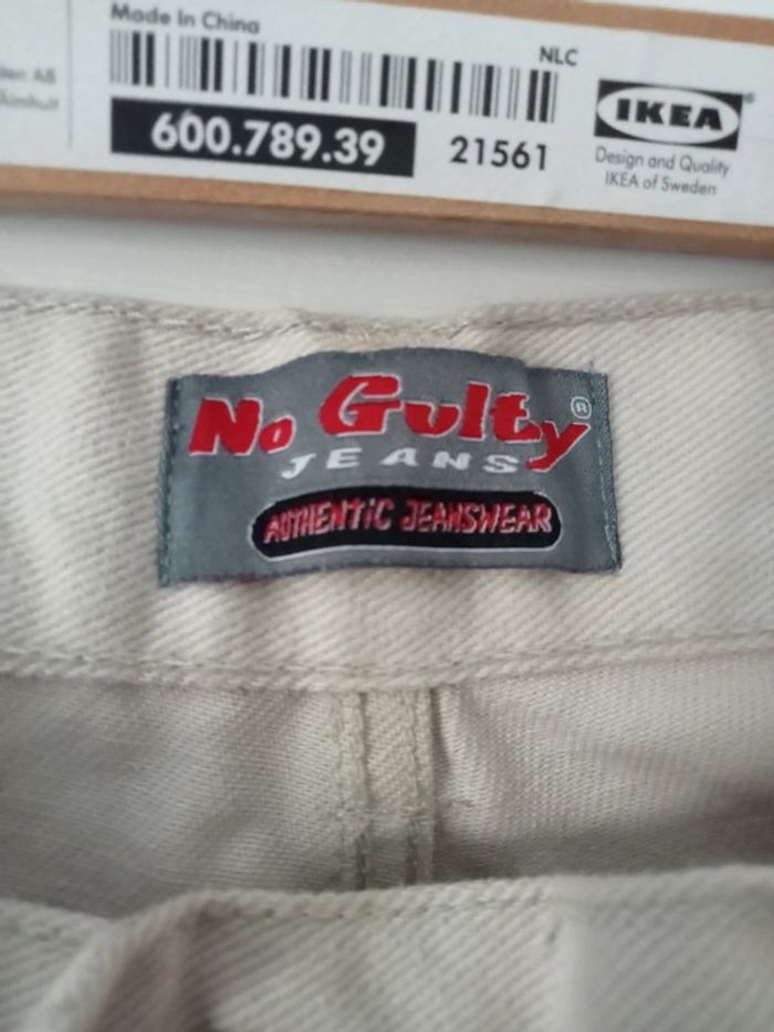jean no gulty couleur crème / écru neuf taille 48 - photo numéro 2