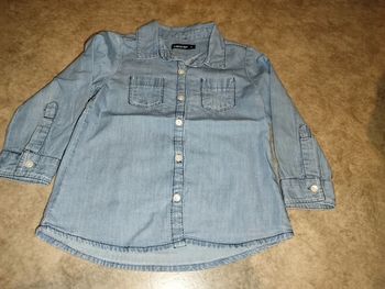 Chemise en jean fille