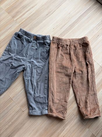 Lot 2 pantalons verbaudet 12-18 mois