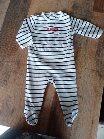Pyjama mixte  3 mois le bonheur en famille kiabi