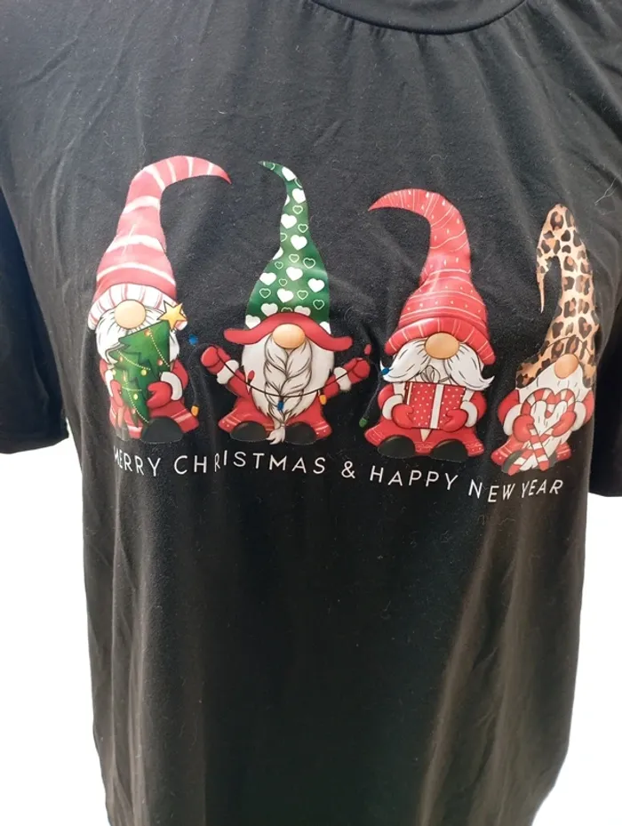T-shirt de Noël Shein taille L (40/42) - photo numéro 3