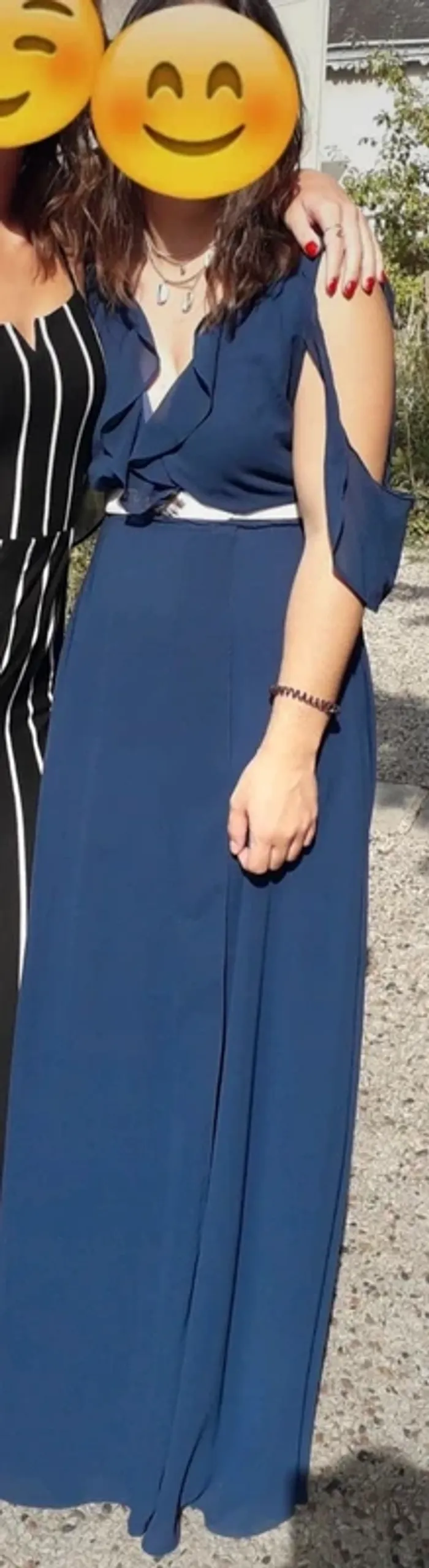 Robe longue bleue marine - photo numéro 2