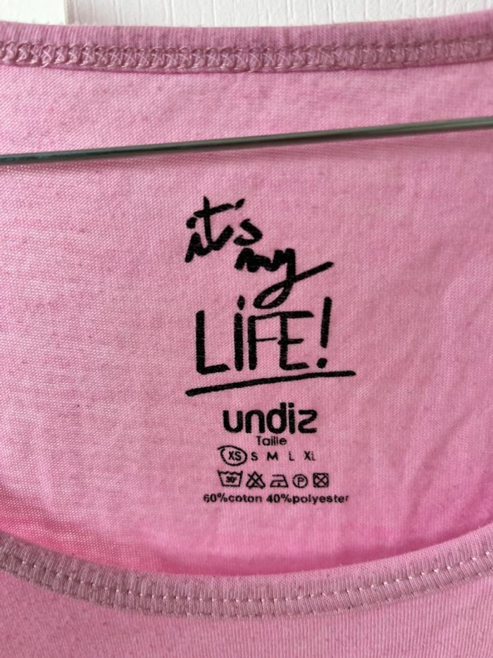 Tee shirt enjoy rose - photo numéro 3