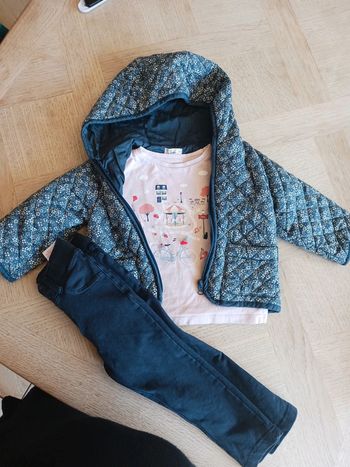 Ensemble fille 2 ans little cigogne