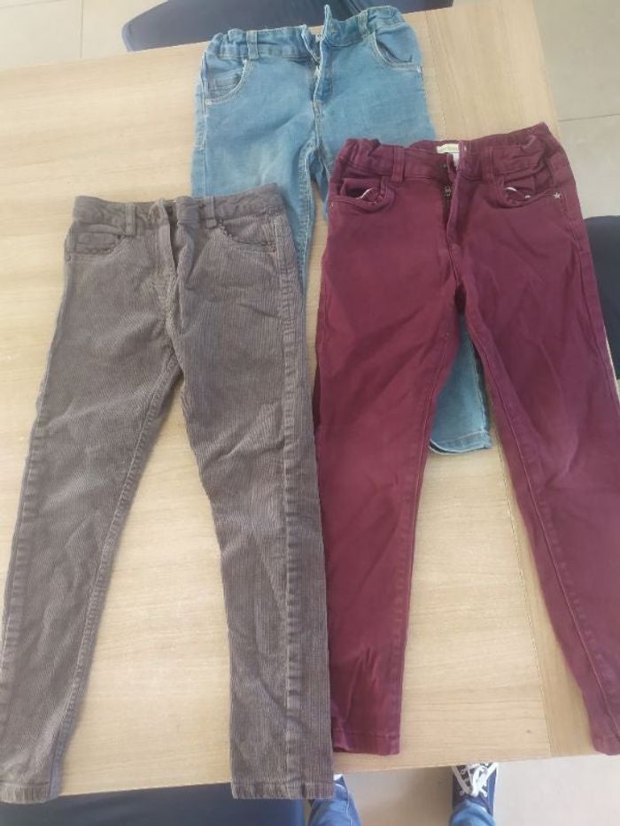 Lot 3 pantalons Vertbaudet