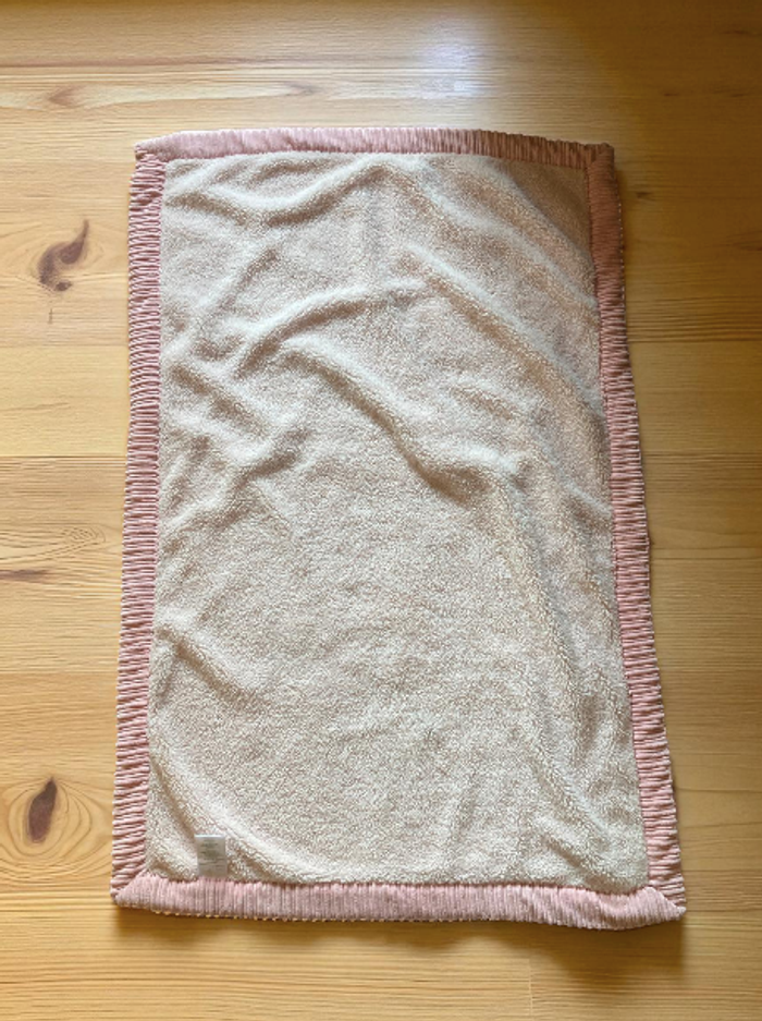 Plaid couverture bébé Little Miracles rose, motif lapin, tout doux - photo numéro 3