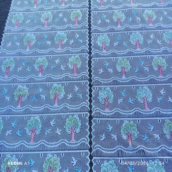 Paire motif arbres vert 2x60cm sur2mde longueur 