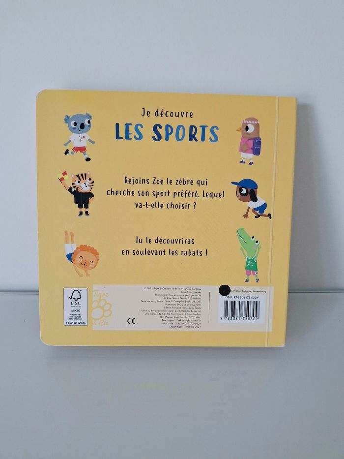 Livre "Je découvre les sports" - photo numéro 2