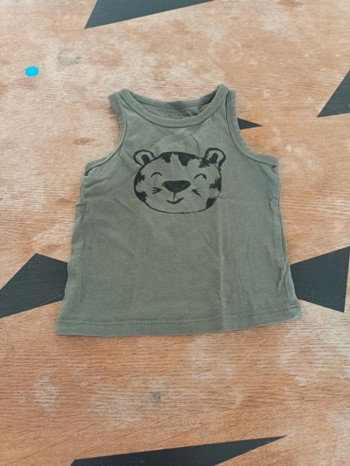 Débardeur kaki 9 mois