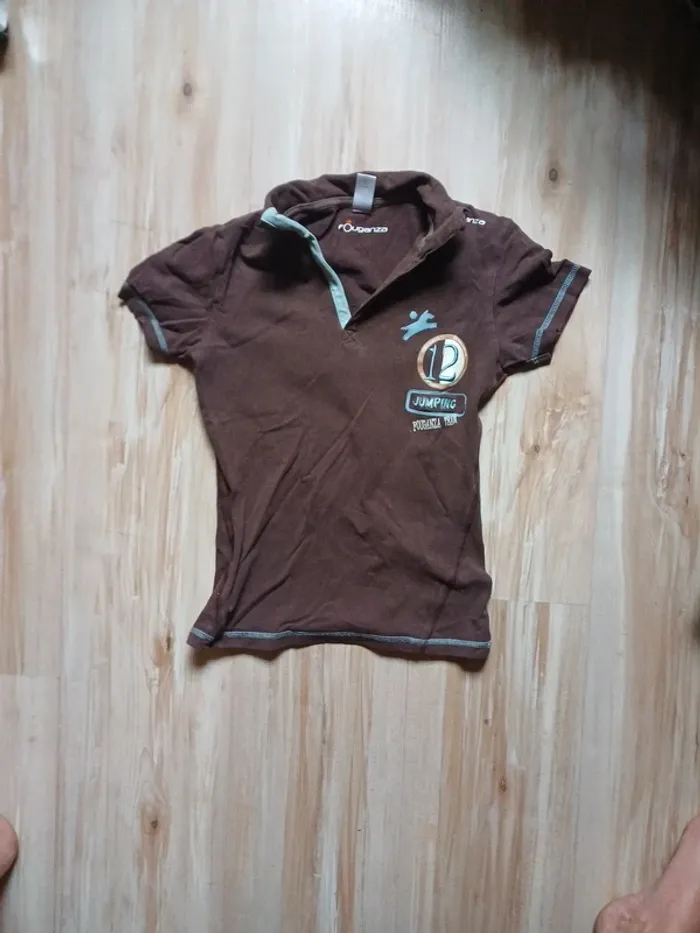 Polo equitation 10 ans manches courtes