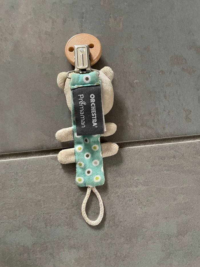 Attache sucette orchestra bois neuf - photo numéro 2