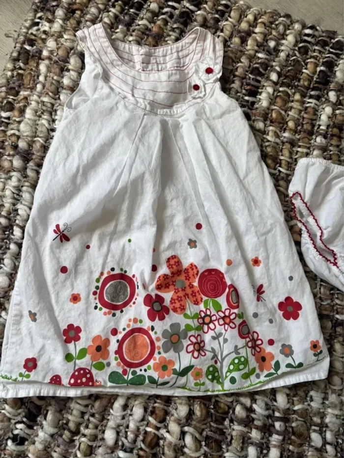 Robe et bloomer Boboli 18 mois - photo numéro 2