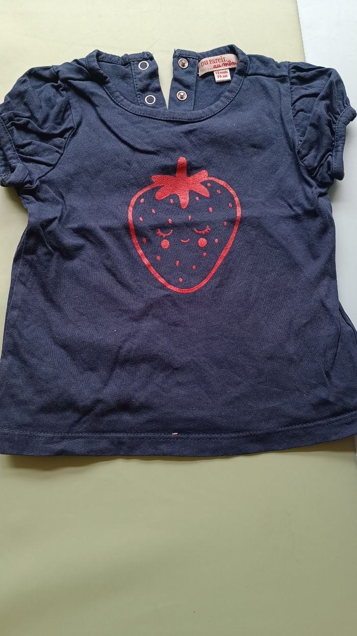 Lot 6 t-shirts taille 12 mois - photo numéro 4