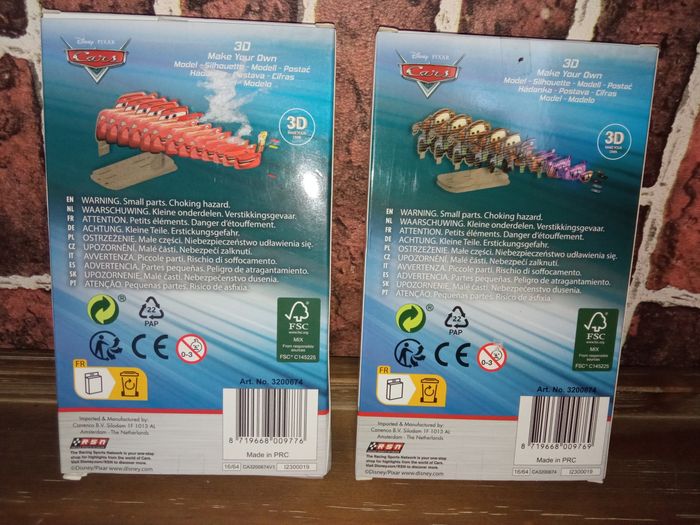 Lot de deux puzzles 3d Cars et Martin - photo numéro 2