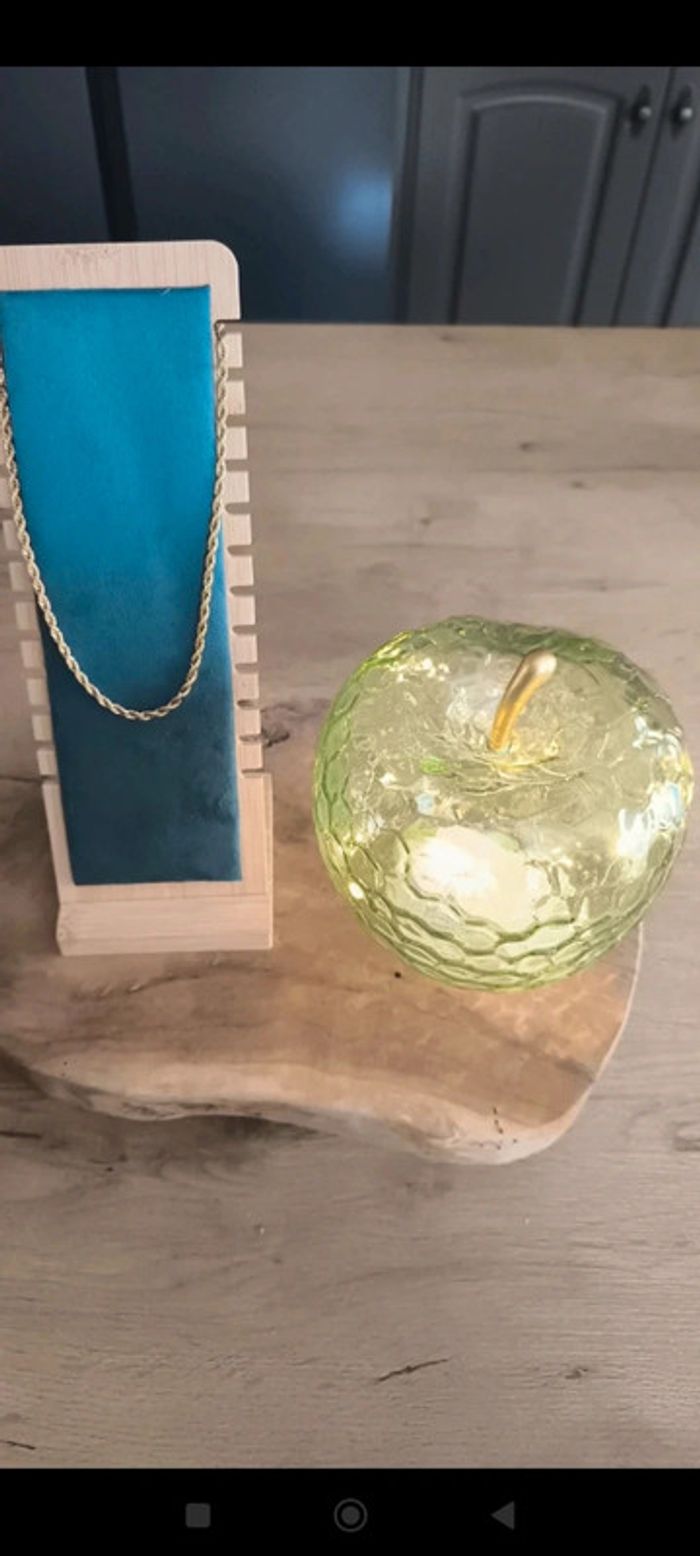 Collier maille torsade