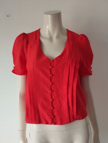 Haut court ou chemisier deboutonnable Naf Naf taille 38 