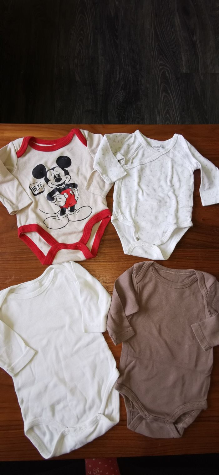 Bodies manches longues bébé garçon 3mois